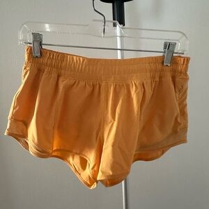 Lululemon Orange Athletic Shorts
